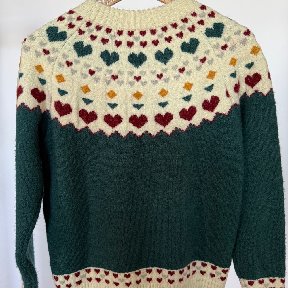 Callahan Knitwear Violet Heart Sweater